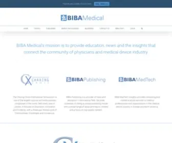 Bibamedical.com(BIBA Medical home of CX Symposium) Screenshot