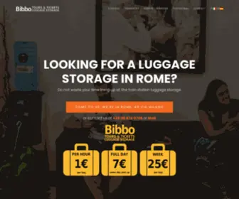 Bibboluggagestorage.com(Bibbo Luggage Storage) Screenshot