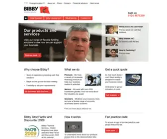 Bibbyfinancialservices.in(The Bibby Financial Services) Screenshot
