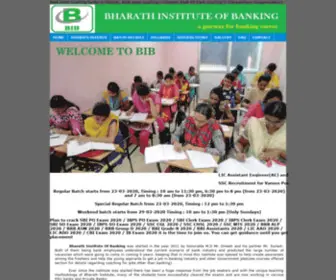 Bibchennai.com(Bank Exam Coaching Center in chennai) Screenshot