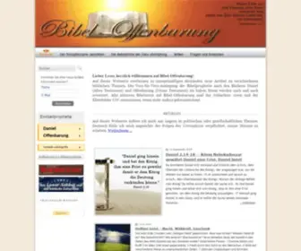 Bibel-Offenbarung.org(Schöpferkalender) Screenshot