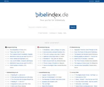 Bibelindex.de(Das Portal zum Bibelstudium) Screenshot
