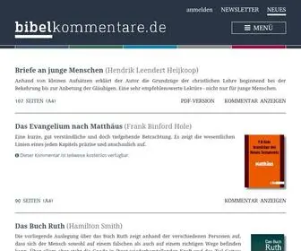 Bibelkommentare.de(Brüder) Screenshot