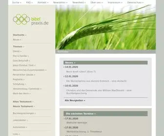 Bibelpraxis.de(Startseite) Screenshot