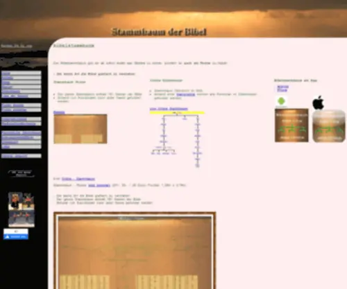 Bibelstammbaum.ch(Stammbaum der Bibel) Screenshot