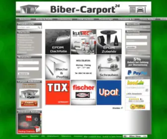 Biber-Carport24.de(Biber-Carport24 Shop) Screenshot