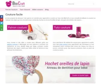 Bibicraft.com(Couture : patron) Screenshot