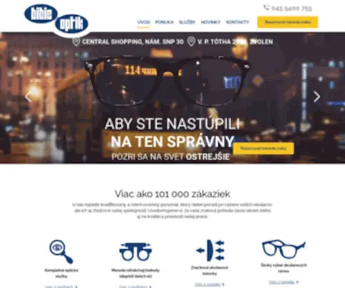 Bibieoptik.sk(Bibieoptik) Screenshot