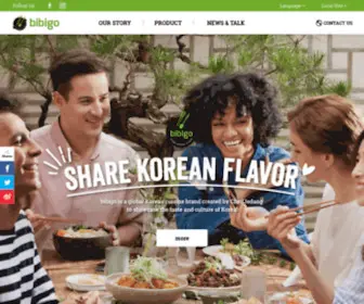 Bibigo.co.kr(비비고) Screenshot