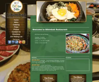 Bibimbabrestaurant.com(The Best Korean Restaurant in Michigan) Screenshot