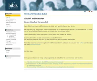 Bibisnet.de(Bewerbung Universität) Screenshot