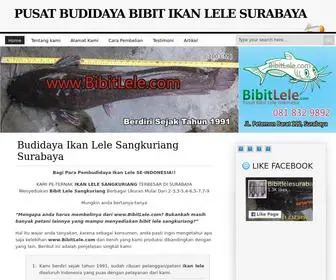 Bibitlele.com(Pusat Budidaya Bibit Ikan Lele Surabaya) Screenshot