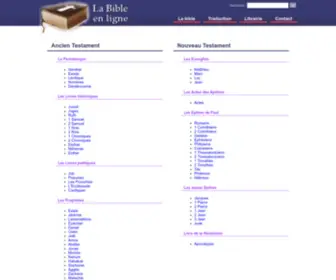 Bible-EN-Ligne.net(LA BIBLE) Screenshot