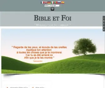 Bible-Foi.org(Bible Foi) Screenshot