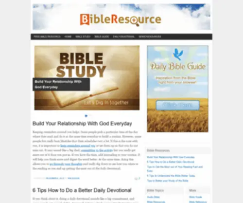 Bible-Resource.com(Bible Resource) Screenshot