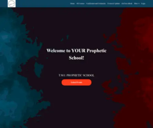 Bible-Schools.org(Prophetic School) Screenshot