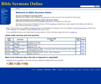 Bible-Sermons.org.uk(Bible Sermons Online) Screenshot