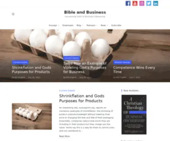 Bibleandbusiness.com(Bible and Business) Screenshot