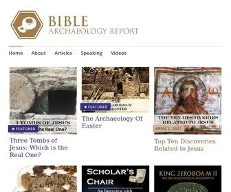 Biblearchaeologyreport.com(Bible Archaeology Report) Screenshot