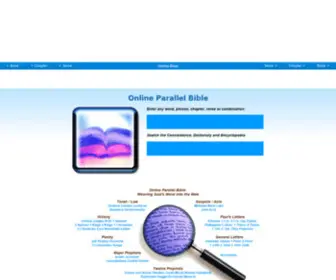 Biblecc.com(Online Parallel Bible) Screenshot