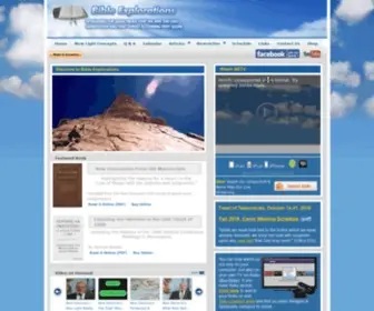 Bibleexplorations.com(Spreading the good news that we are the last generation and that Christ) Screenshot