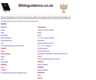 Bibleguidance.co.za(Bible Guidance) Screenshot