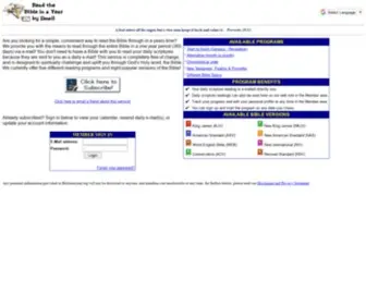 Bibleinayear.org(Read the Bible in a Year through E) Screenshot