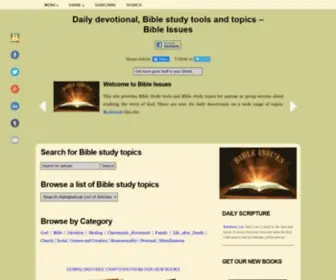 Bibleissues.org(Bible Issues) Screenshot