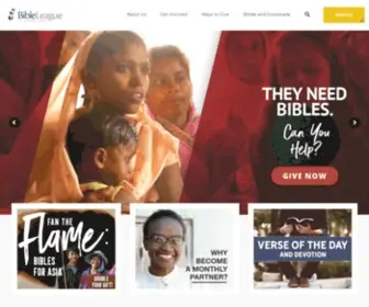 Bibleleague.org(Bible League International) Screenshot