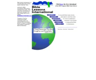 Biblelessonsintl.com(Bible Lessons International Bible Lessons International Bible Study Ministry) Screenshot