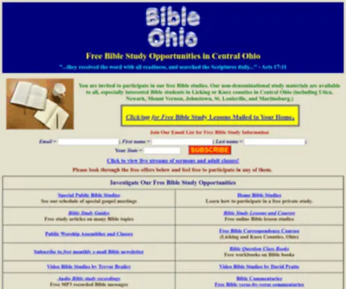 Bibleohio.com(Bible Study) Screenshot