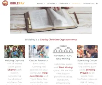 Biblepay.org(A Christian Cryptocurrency) Screenshot