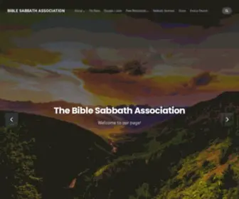 Biblesabbath.org(Bible Sabbath Association) Screenshot
