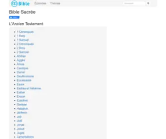 Biblesacree.com(Sacrée) Screenshot