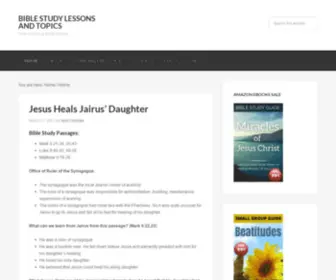 Bibleseo.com(Free Inductive Bible Study Lessons & Topics) Screenshot