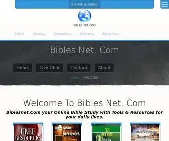 Biblesnet.com(Online Bible Study Tools & Resources Off Canvas Menu for Bibles Net) Screenshot