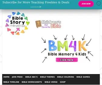Biblestoryprintables.com(Bible Story Printables) Screenshot