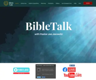 Bibletalk.online(BibleTalk with Pastor Joe Jacowitz Email us your question to) Screenshot