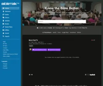 Bibletalk.tv(Free Bible Study Resources by Mike Mazzalongo) Screenshot
