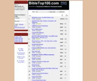 Bibletop100.com(Bible Sites) Screenshot