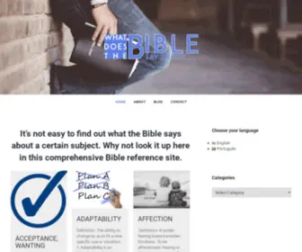 Bibletopix.com(What does the Bible say) Screenshot
