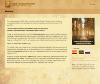 Bibleunderstanding.com(Dispensational Bible Study audios rightly dividing the Word) Screenshot