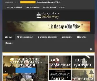 Bibleway.org(Cloverdale Bibleway) Screenshot