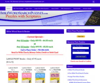 Biblewordsearchpuzzles.com(Bible Word Search Books) Screenshot