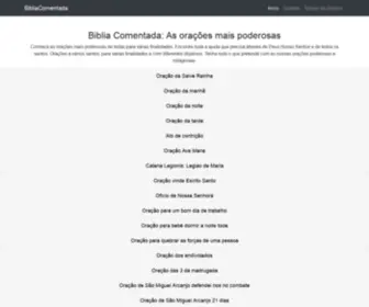 Bibliacomentada.com(Biblia Comentada: As Orações Mais Poderosas) Screenshot