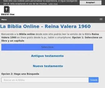 Bibliaenlinea.org(Biblia en linea) Screenshot
