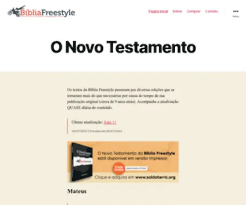 Bibliafreestyle.com.br(O Novo Testamento) Screenshot
