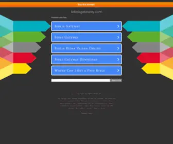 Bibliagateway.com(bibliagateway) Screenshot