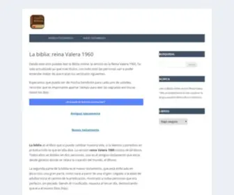 Bibliaonlinerv1960.com(Biblia Online) Screenshot