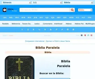 Bibliaparalela.com(Biblia Paralela) Screenshot